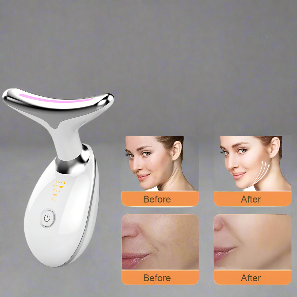 Neck Face Lifting Massager EMS Skin Tighten Device